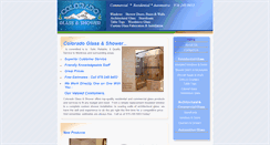 Desktop Screenshot of coloradoglassandshower.com